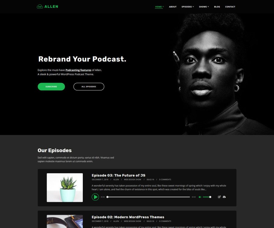 Tusant WordPress Theme